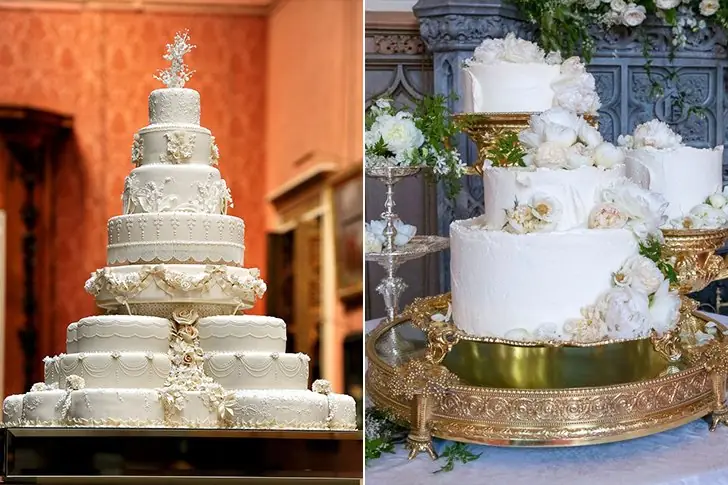 Kate & Meghan’s Wedding Cakes