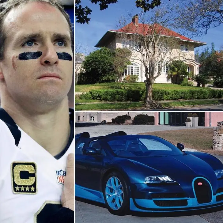 Drew Brees – About $100 Million