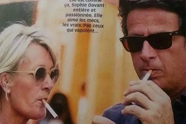 Sophie Davant et Georges Menut