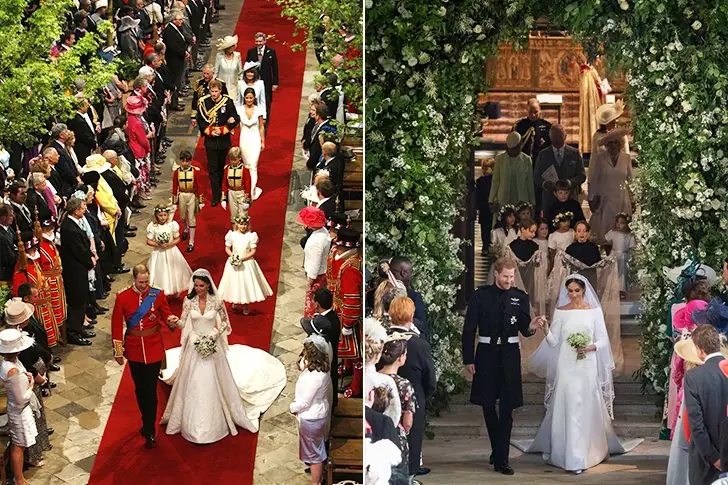 The Walk Down the Aisle at Kate & Meghan’s Wedding