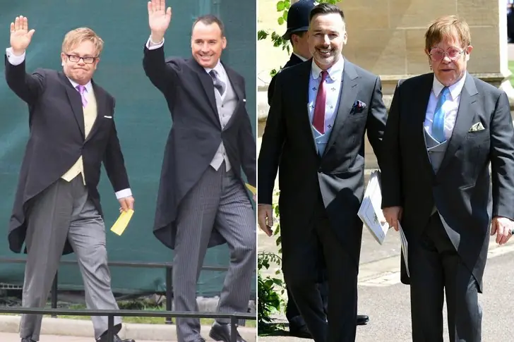 Sir Elton John & David Furnish – Tuxedo Duo