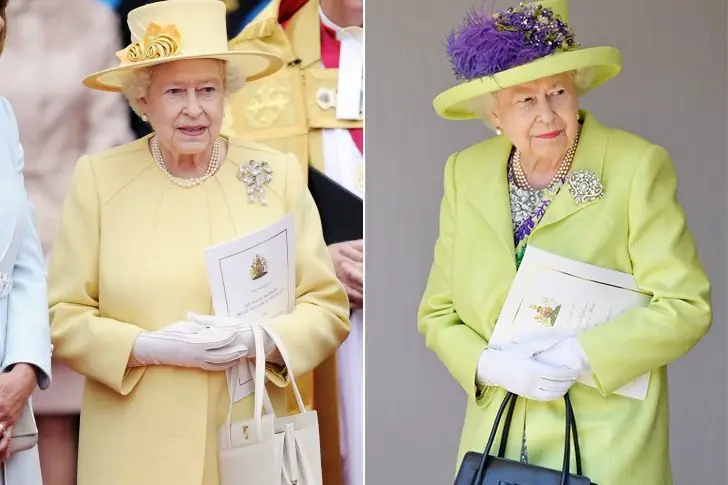 Queen Elizabeth – Bright lemon outfit