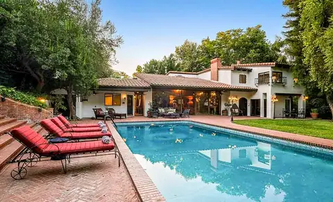 This Spanish-Style Home with an Intriguing Old Hollywood Back Story is up for Sale