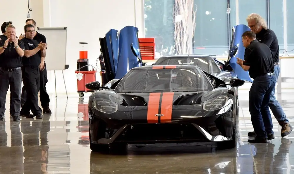 The Canadian supplier Multimatic is the one who built and produced Ford's GT supercars.