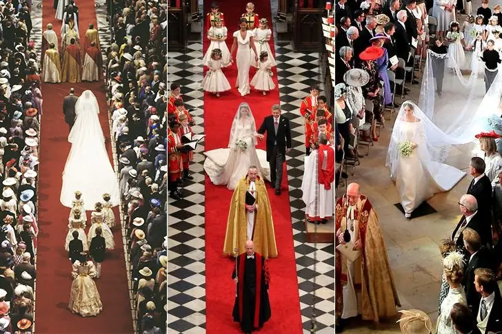 Diana, Kate, Meghan – The Father-Daughter Church Walk