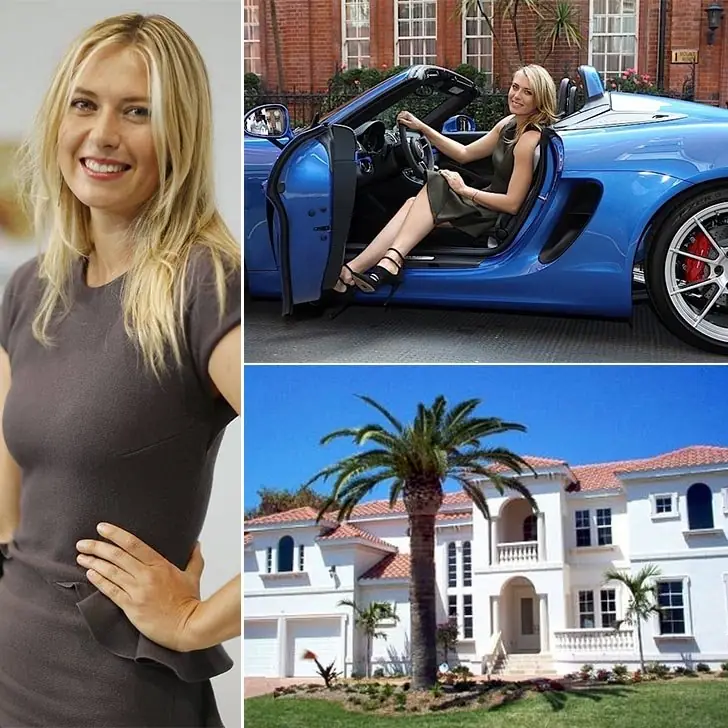 Maria Sharapova – $196 Million