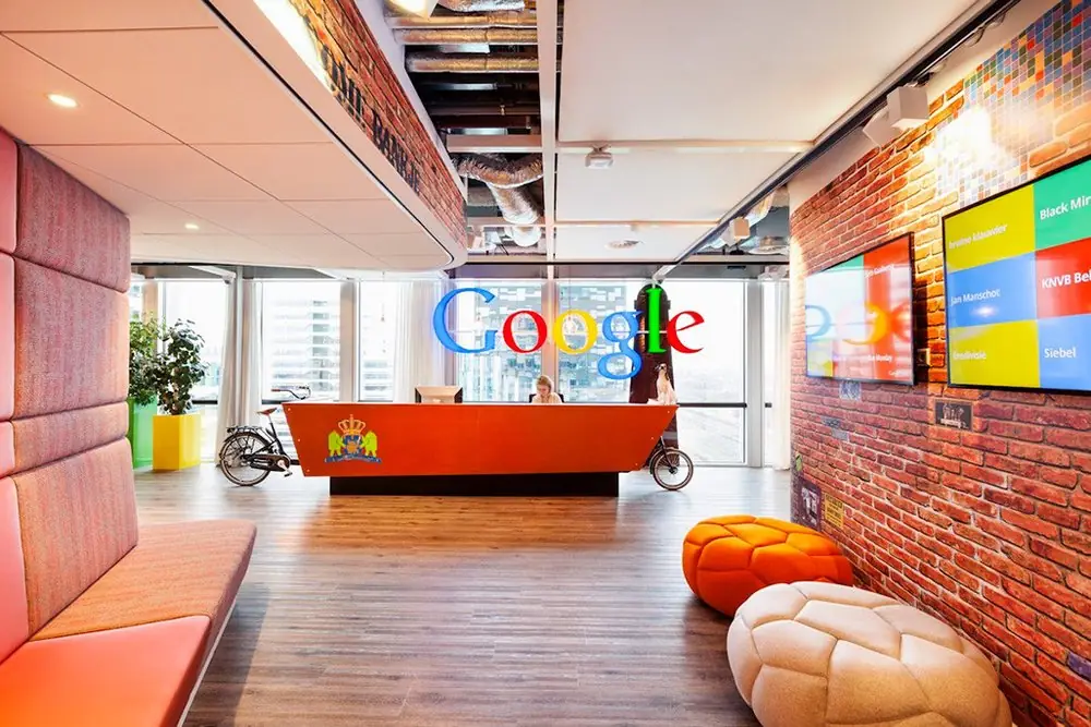 Google's main headquarter lies in California which caters more than 5,000 employees in its 12-story complex building.