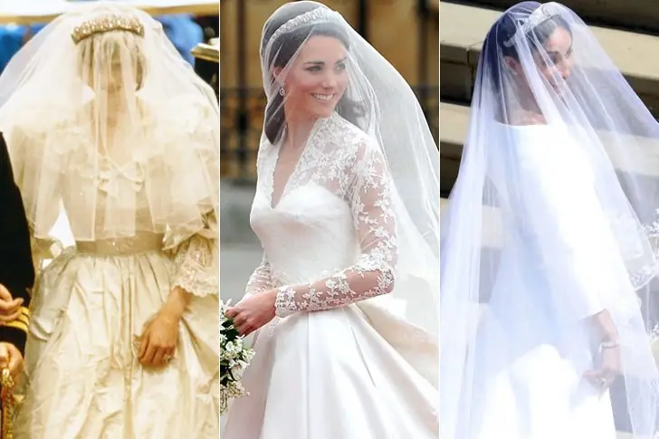Diana, Kate, Meghan – The Bride’s Veil