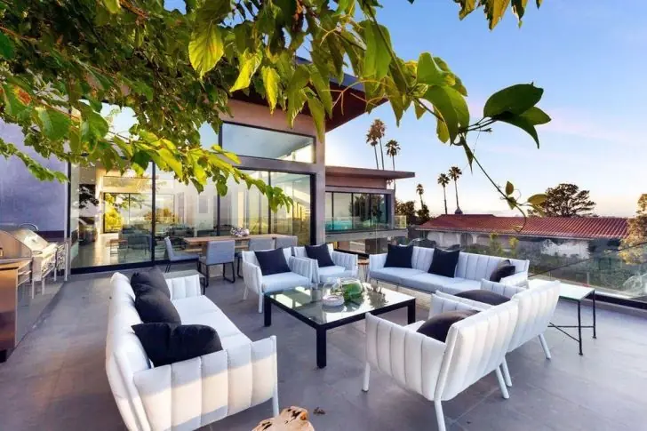 Dorsey says their guests can also chill and lounge in the gaming room with pool tables, darts, ping pong, and big fluffy couch.