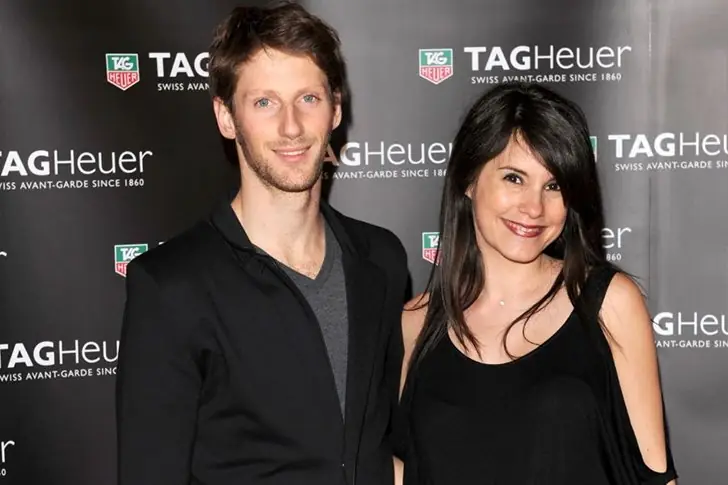 Marion Jollès et Romain Grosjean