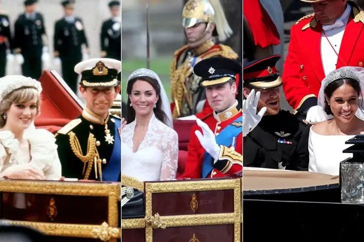 Prince Charles & Diana, Prince William & Kate, Prince Harry & Meghan – Three Post-Wedding Dreamy Processions